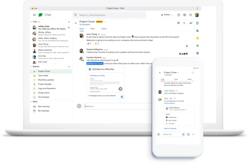 Integration with Google Workspace
