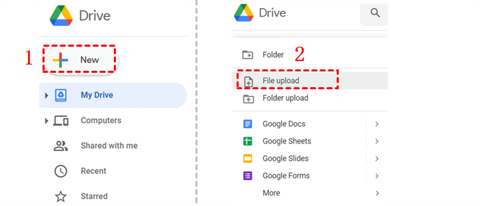 Upload or Create Files