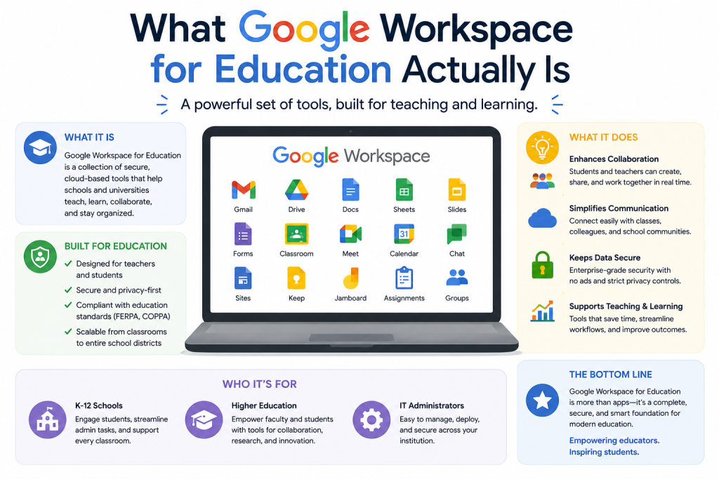 What Google Workspace for Education Actually Is