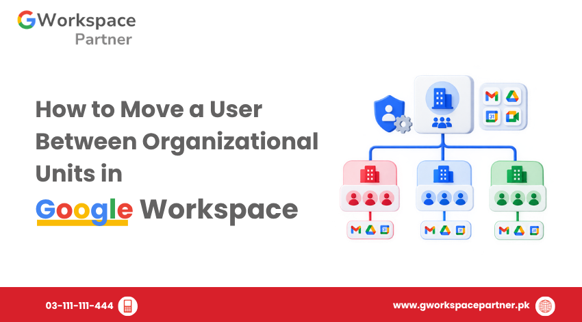 How to Move a User Between Organizational Units in Google Workspace